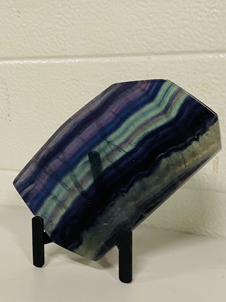 Regenboog Fluoriet gepolijste plak