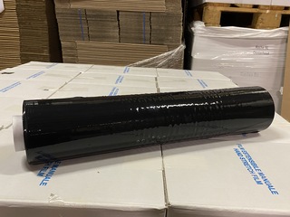 Ca. 18x Rollen handwikkelfolie, zwart