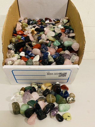 Ca. 10x Kilo trommelstenen mix luxe