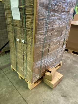 Ca. 1500x Verzenddozen 20x15x10cm, bruin