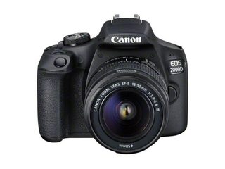 Canon EOS 2000D BK 1855 IS II EU26 SLR Camerakit Zwart