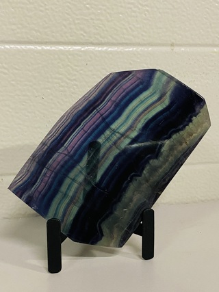 Regenboog Fluoriet gepolijste plak