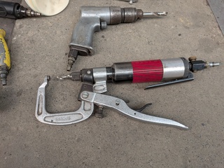 8x Diverse pneumatisch gereedschap