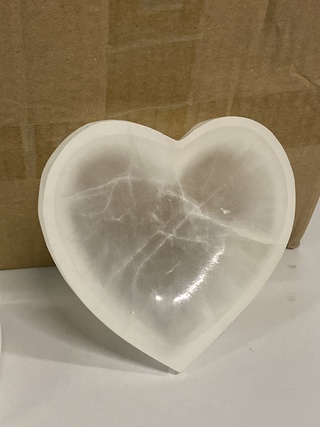 Ca. 20x Seleniet schalen hartvorm, wit