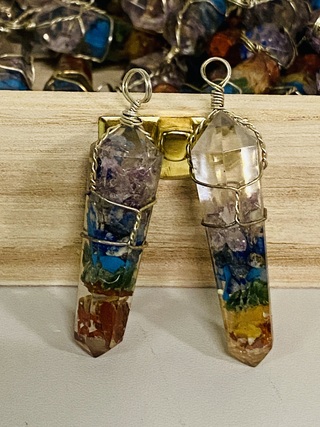 Ca. 50x Chakra verzilverde hangers