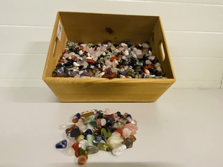 Ca. 10 Kilogram trommelstenen luxe mix