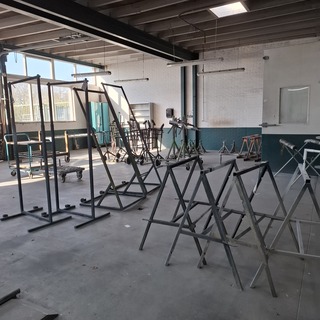 8x Diverse metalen frame