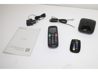 Gigaset E290E  Single Senioren DECT Telefoon  Zwart