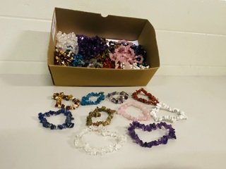 Ca. 100x Armbanden split assorti, divers