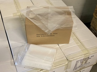 Ca. 30x Doosjes a 1000 stuks gripzakjes 150x200mm