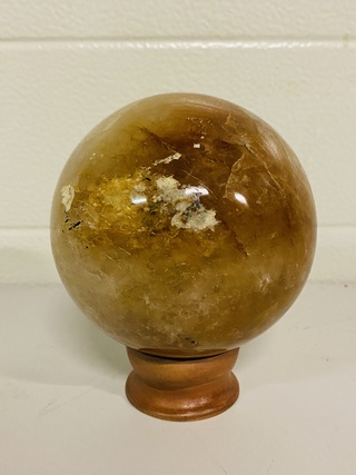 Limoniet / bergkristal bol