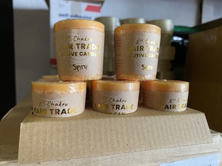 Ca. 144x Fair trade votive kaarsen