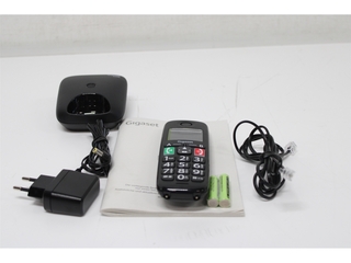 Gigaset E290E  Single Senioren DECT Telefoon  Zwart