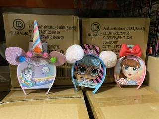 Ca. 150x Diverse fleurige haarbanden