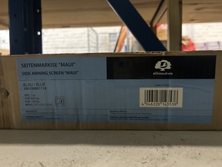 Balkonscherm 300×180 Ultranatura, Maul, blauw