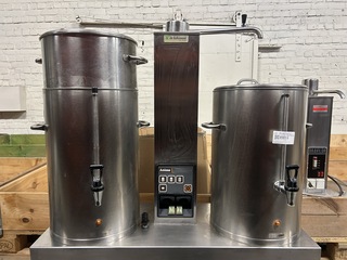 Koffiezetinstallatie met twee containers op onderstel, Animo ComBi-lin