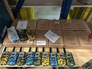 Ca. 16x Set van 3 walkie talkies Bluemay