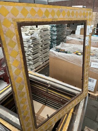 Ca. 20x Stenen mozaïek frame 70×90 cm