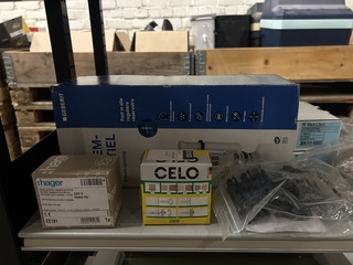 3x Inhoud stellingvak W.o. Geberit, Hager