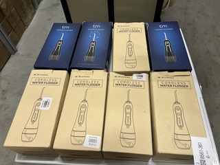 8x Waterflosser draadloos Bluemay