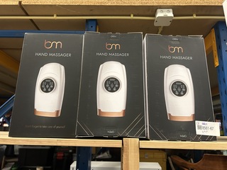 3x Hand massager Bluemay