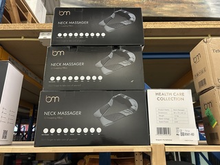 4x Premium massagekussen, Nekmassage apparaat Bluemay