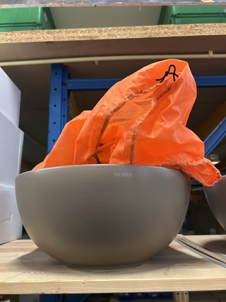 3x Design waskom Globo