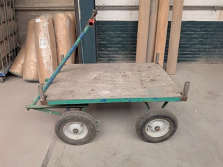 Transportwagen op luchtbanden