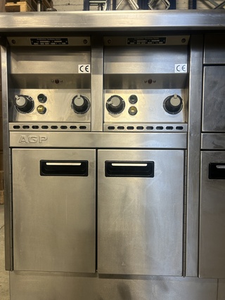 Horeca rvs elektrische bakwand