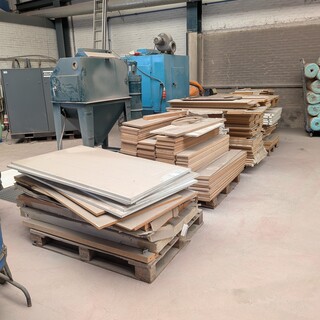 Assortiment hout- en plaatmateriaal