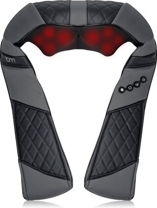 4x Premium massagekussen, Nekmassage apparaat Bluemay