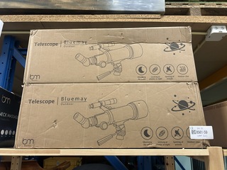 2x Telescoop met opbergtas Bluemay