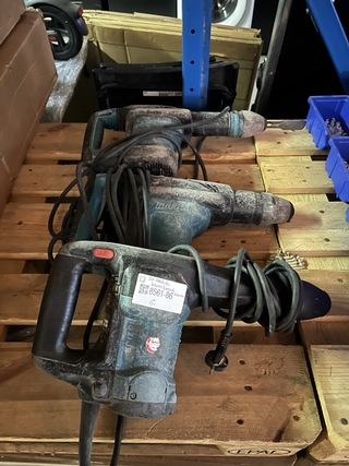 3x Boor-/breekhamer Makita