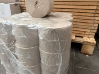 Ca. 432x Toiletpapier Coreless 1 laags recycled tissue 1400 vel