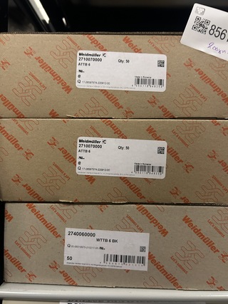 Ca. 200x Verbindingsrijgklem Weidmuller