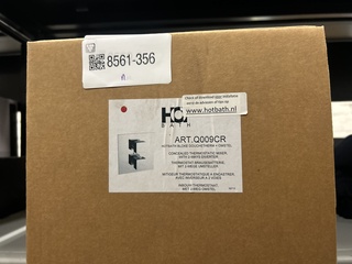 Inbouw thermostaat met 2-weg omstel Hotbath, Q009CR