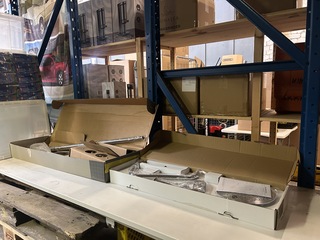 2x Badkamer doucheset zonder mengkraan Hansgrohe