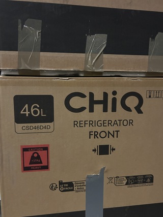 2x Mini koelkast, minibar 46 liter CHiQ, CSD46D4D