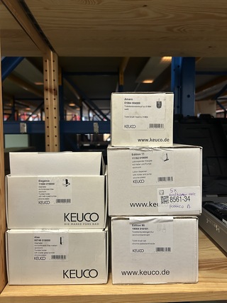 5x Badkamer/sanitair accessoires en toebehoren KEUCO