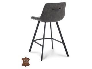 2x Luxe barkruk, 65, bull grey