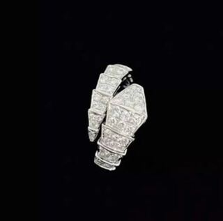 Ring | BVLGARI Serpenti Viper | 18k goud met diamanten