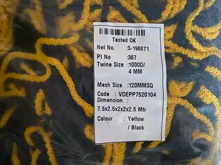 4x Voetbalnet VDE, geel/zwart