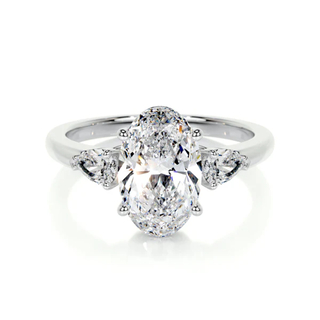 Witgoud ring – 3.10ct Diamant ( IGI Gecertificeerd )