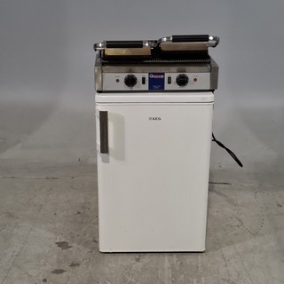 Koelkast en contactgrill, AEG/Hendi, o.a. Santo maxiload