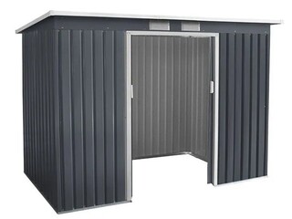 Metalen opberg schuur, John, antraciet