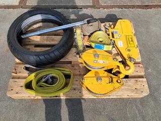 Staaldraadtakel, DELTAFOR, DPH-16, incl. 2x katrolblok en divers hijsm