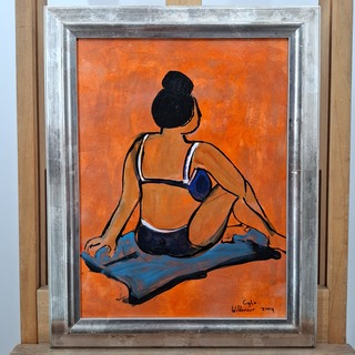 Acryl schilderij, Maya Wildevuur, Giglio, 2004