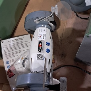 2x Werkbankslijper op kolom, Quantum, QSM 200