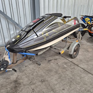 Jetski met trailer, Yamaha, Superjet 700