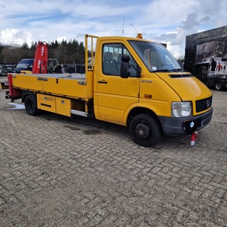 Bedrijfswagen met laadkraan, Volkswagen, LT46